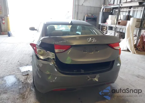 2013 Hyundai Elantra Gls from USA, damaged, VIN 5NPDH4AEXDH196484
